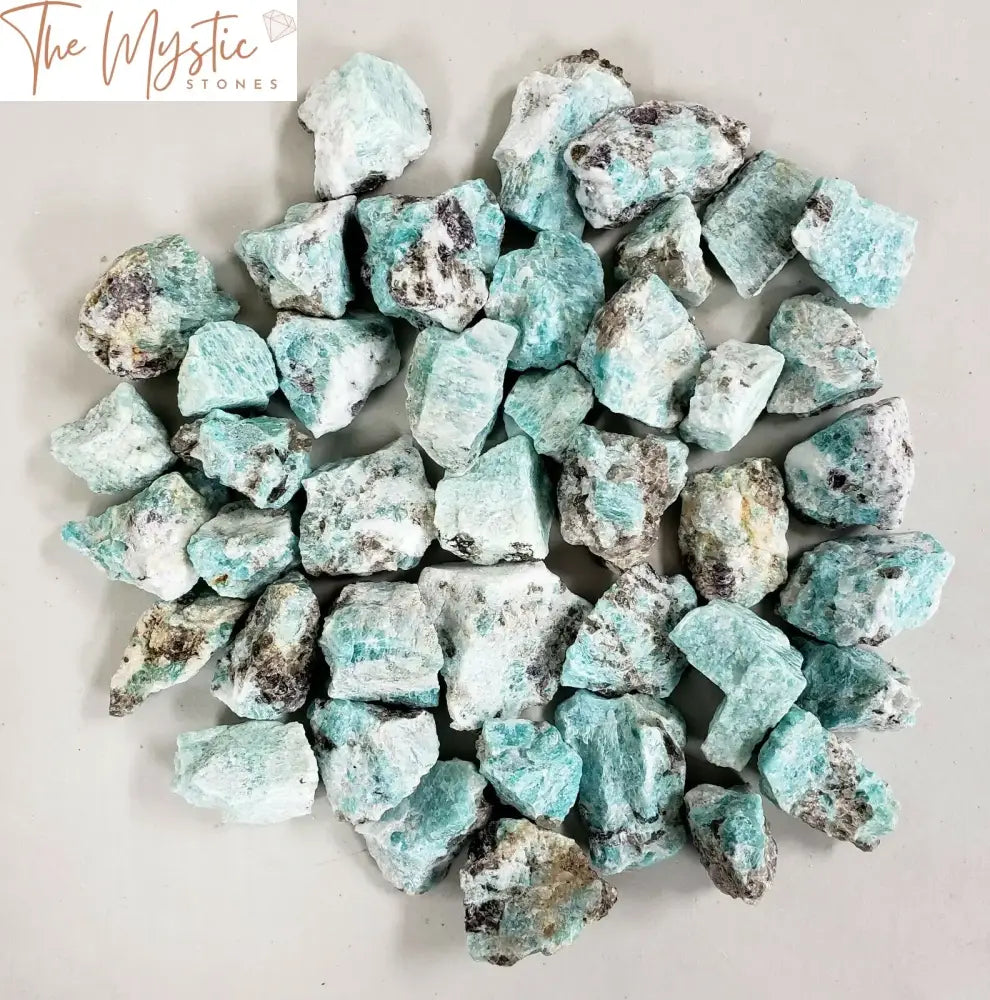 Bulk Amazonite Rough Crystal Stones