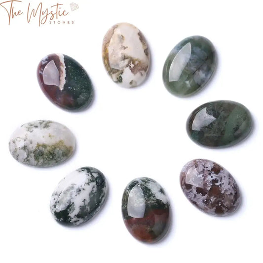 A collection of smooth, polished No Hole Indian Onyx Agates displayed on a neutral background.